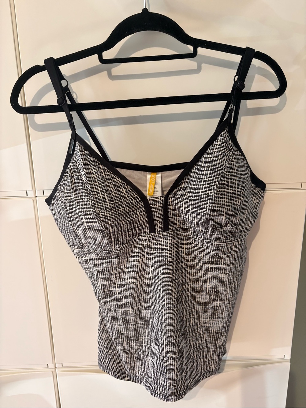 Lole White and Black Swim Top
